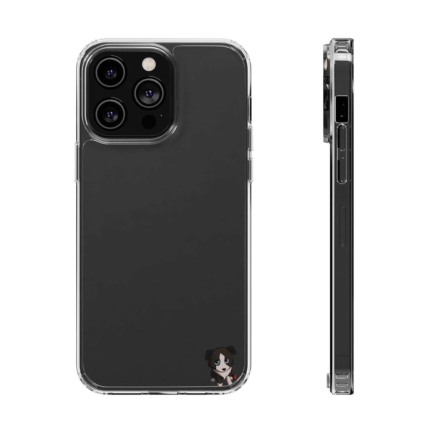 Clear iPhone and Android Cases Ft. Cute Puppy