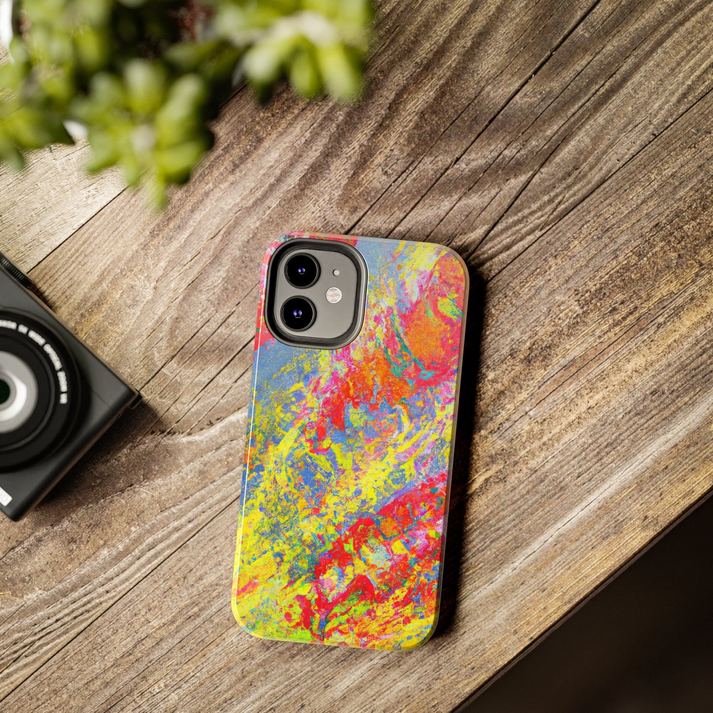 Tough Apple iPhone Cases Ft. Abstract Strawberry Banana