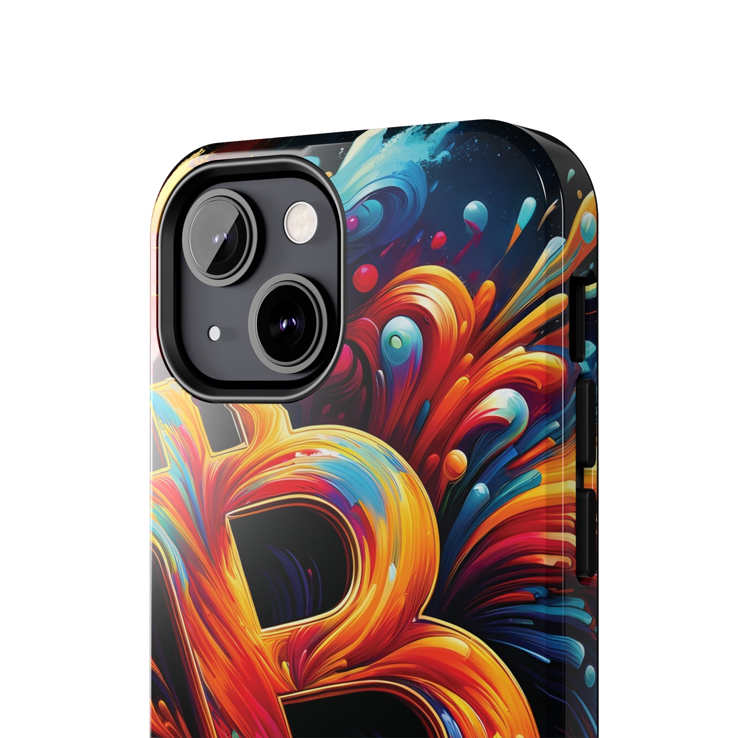 ToughDrop Apple iPhone Case Ft. Bitcoin Symbol Abstract