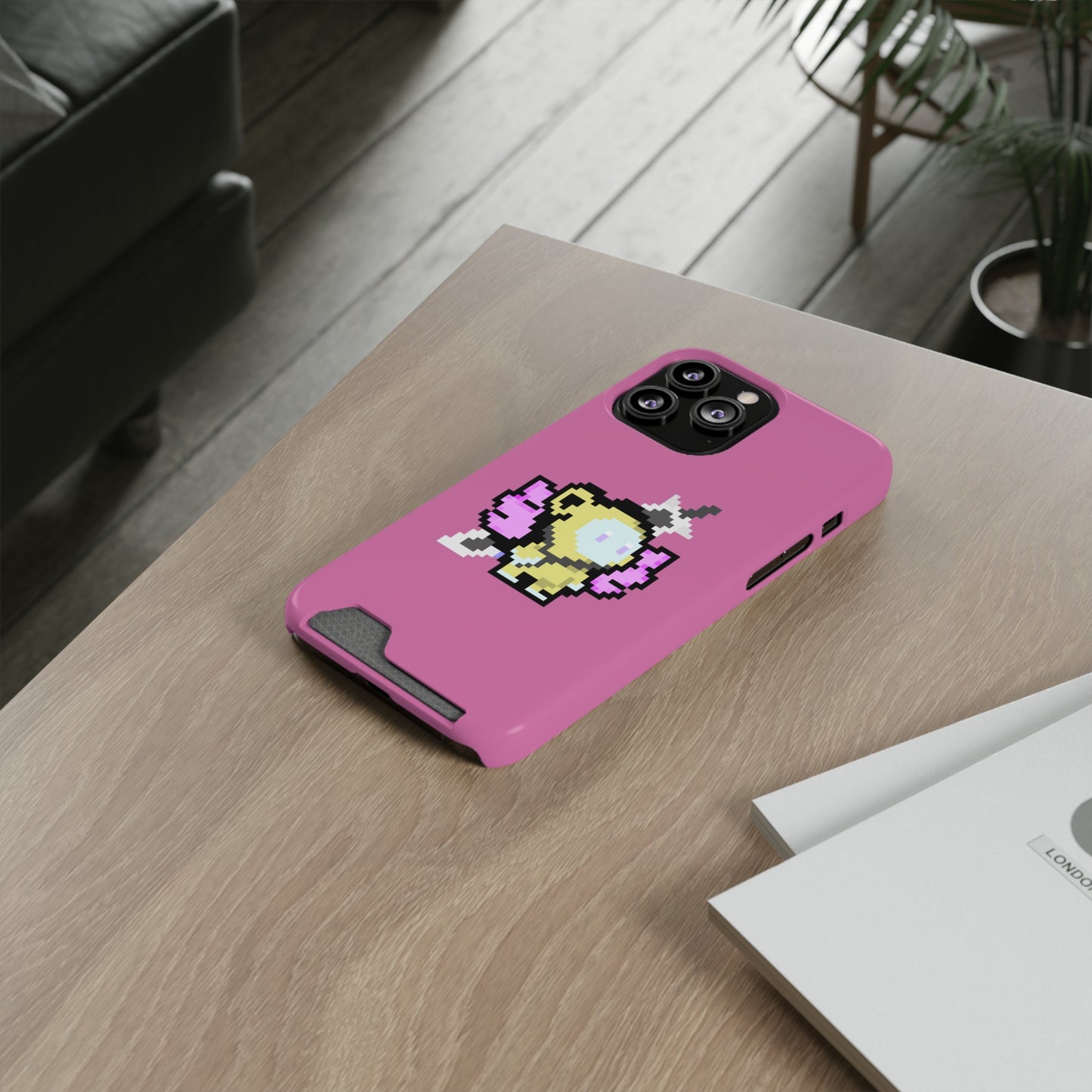 iPhone 13 and Samsung S21, S22 Cases with Card Holder Ft. MONKEE MONKEE #2108