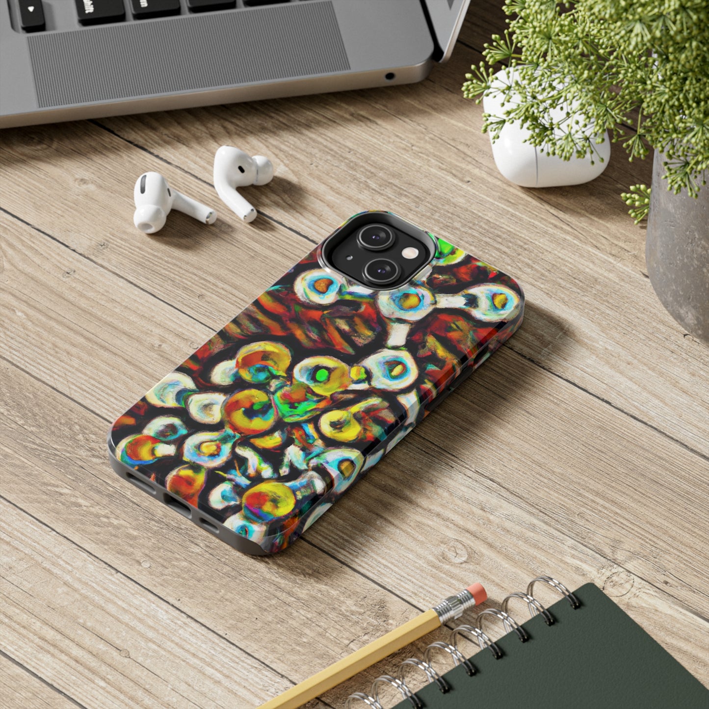 Apple iPhone Case Ft. Abstract Molecule