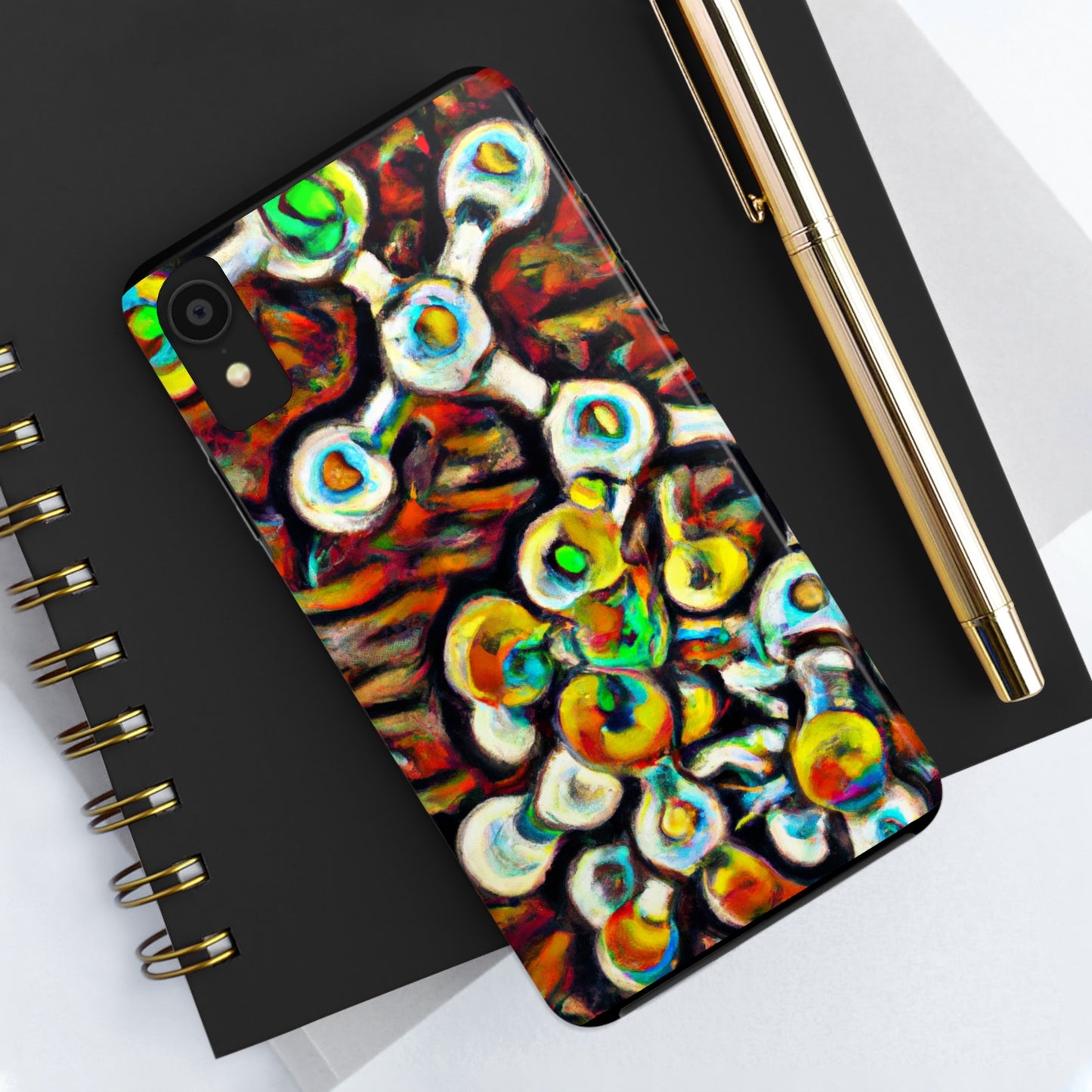 Apple iPhone Case Ft. Abstract Molecule