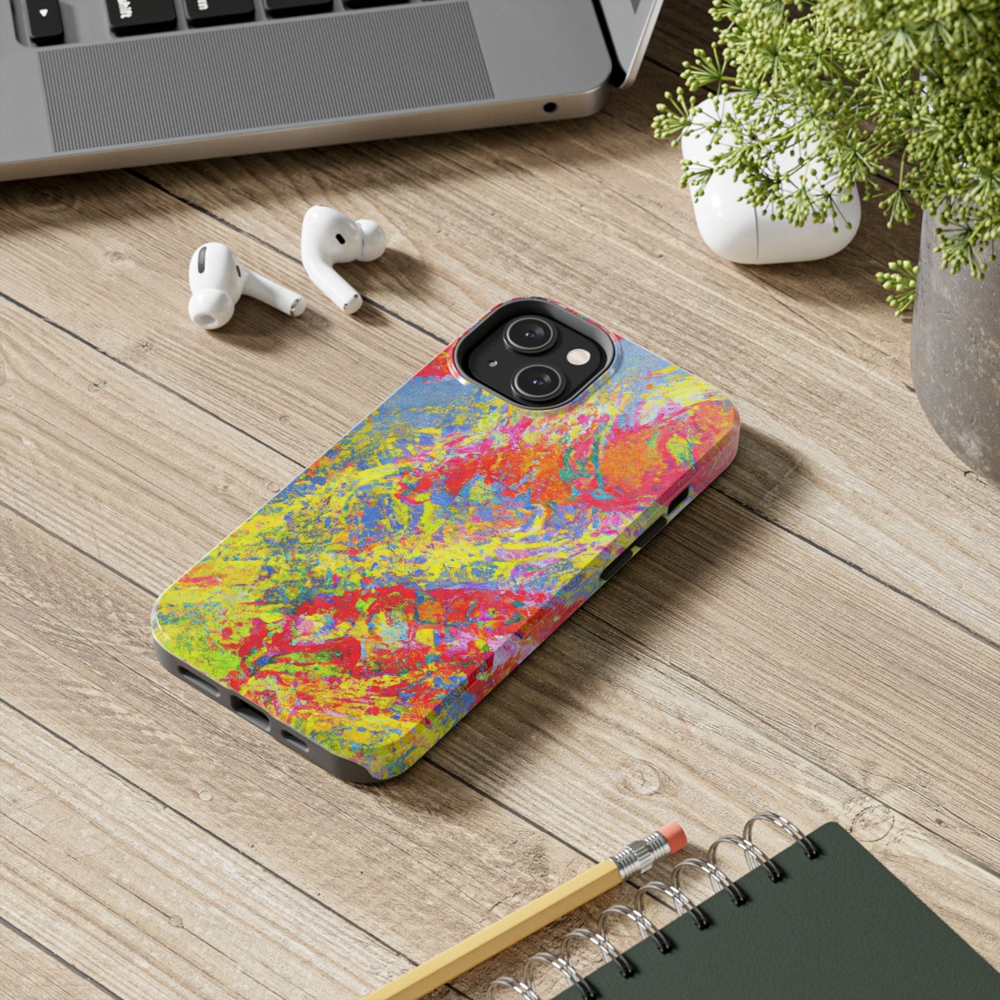 Tough Apple iPhone Cases Ft. Abstract Strawberry Banana