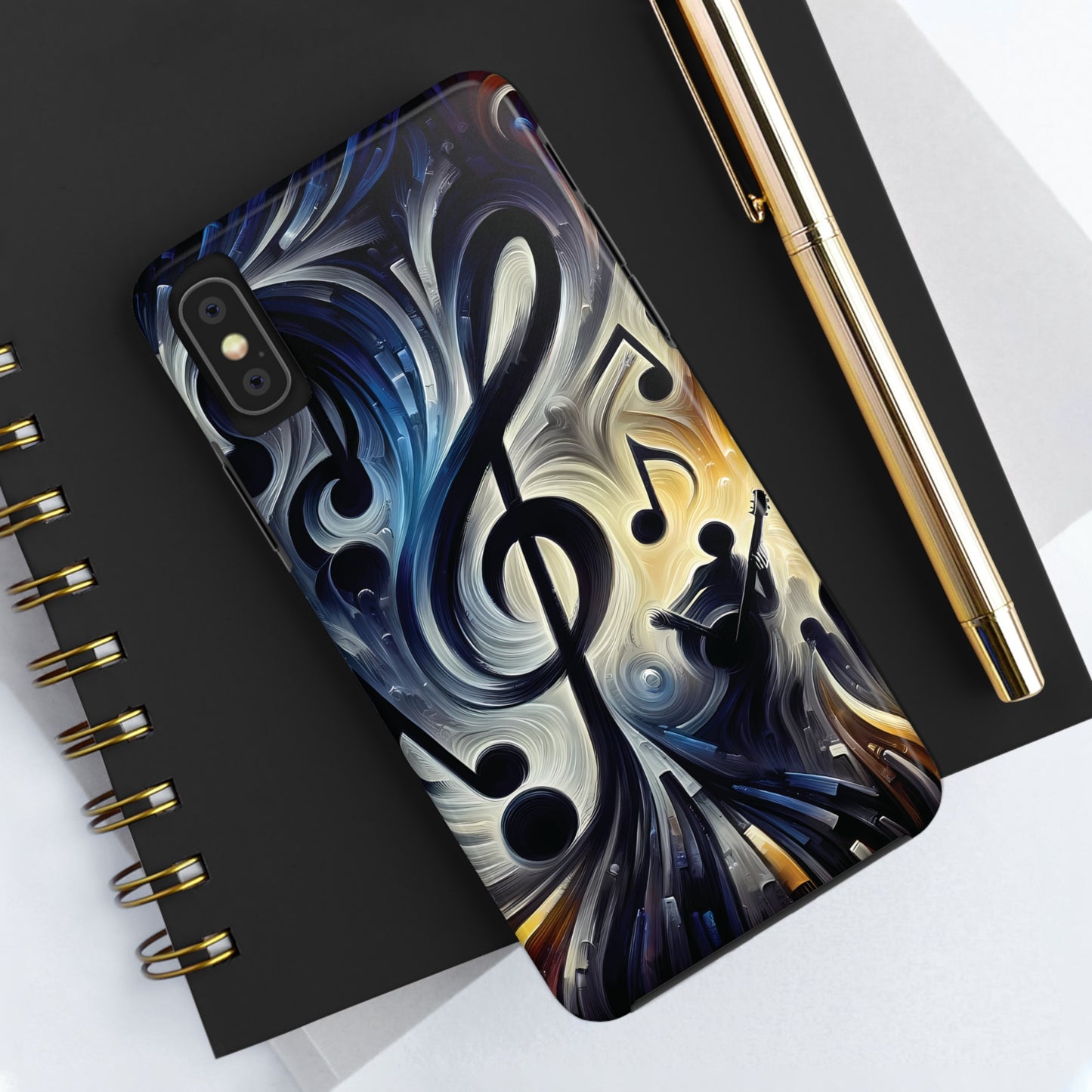 ToughDrop Apple iPhone Case Ft. Musical Abstraction