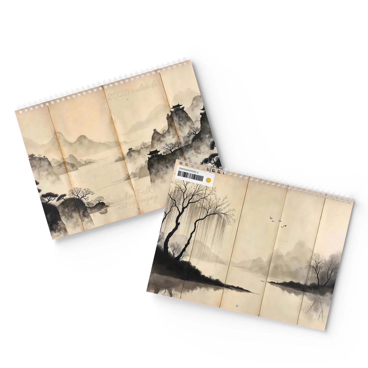 Brandon Falk's Art of Empty on Wall 2025 Calendar