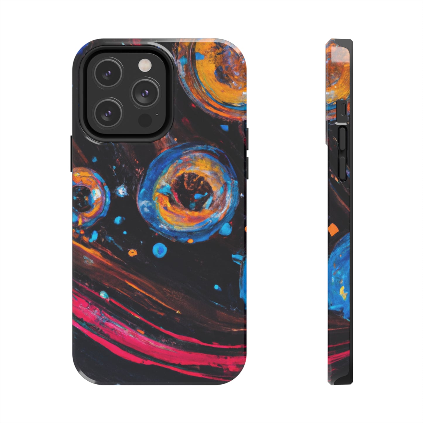 Tough Apple iPhone Cases Ft. Bubble Galaxy