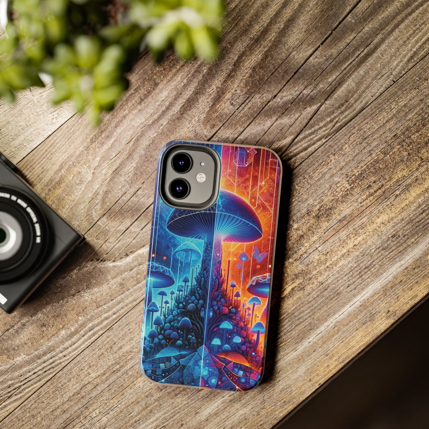 ToughDrop Apple iPhone Case Ft. Mushroom Mountain
