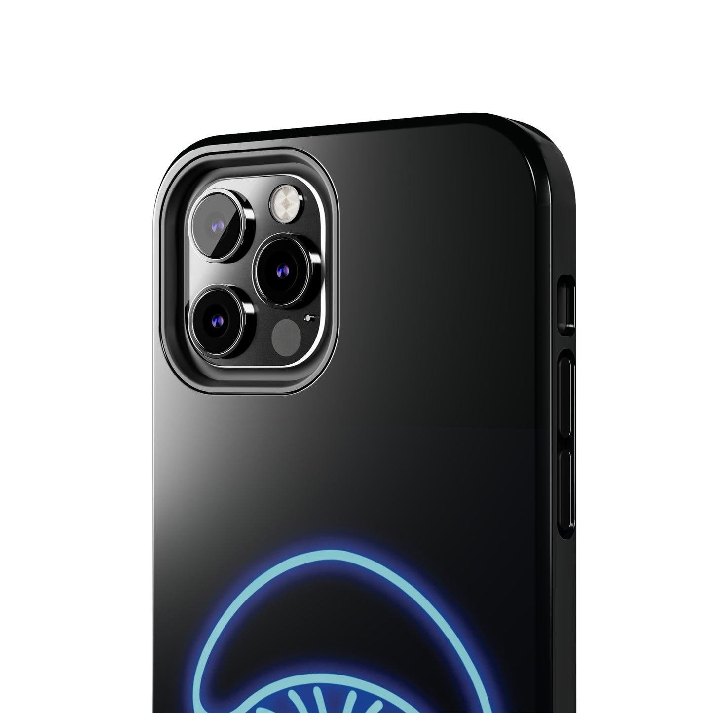 ToughDrop Apple iPhone Case Ft. Neon Blue Shroom
