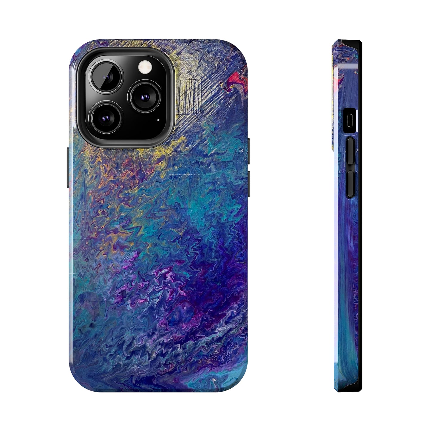 Tough Case-Mate iPhone Cases Ft. Abstract Blue Waterfall