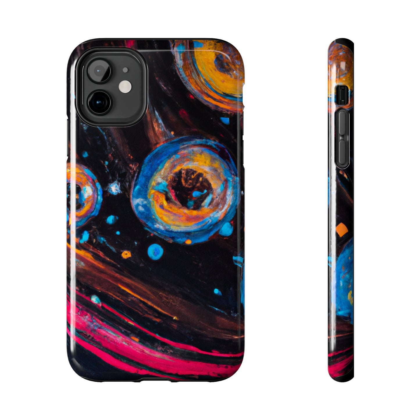 Tough Apple iPhone Cases Ft. Bubble Galaxy