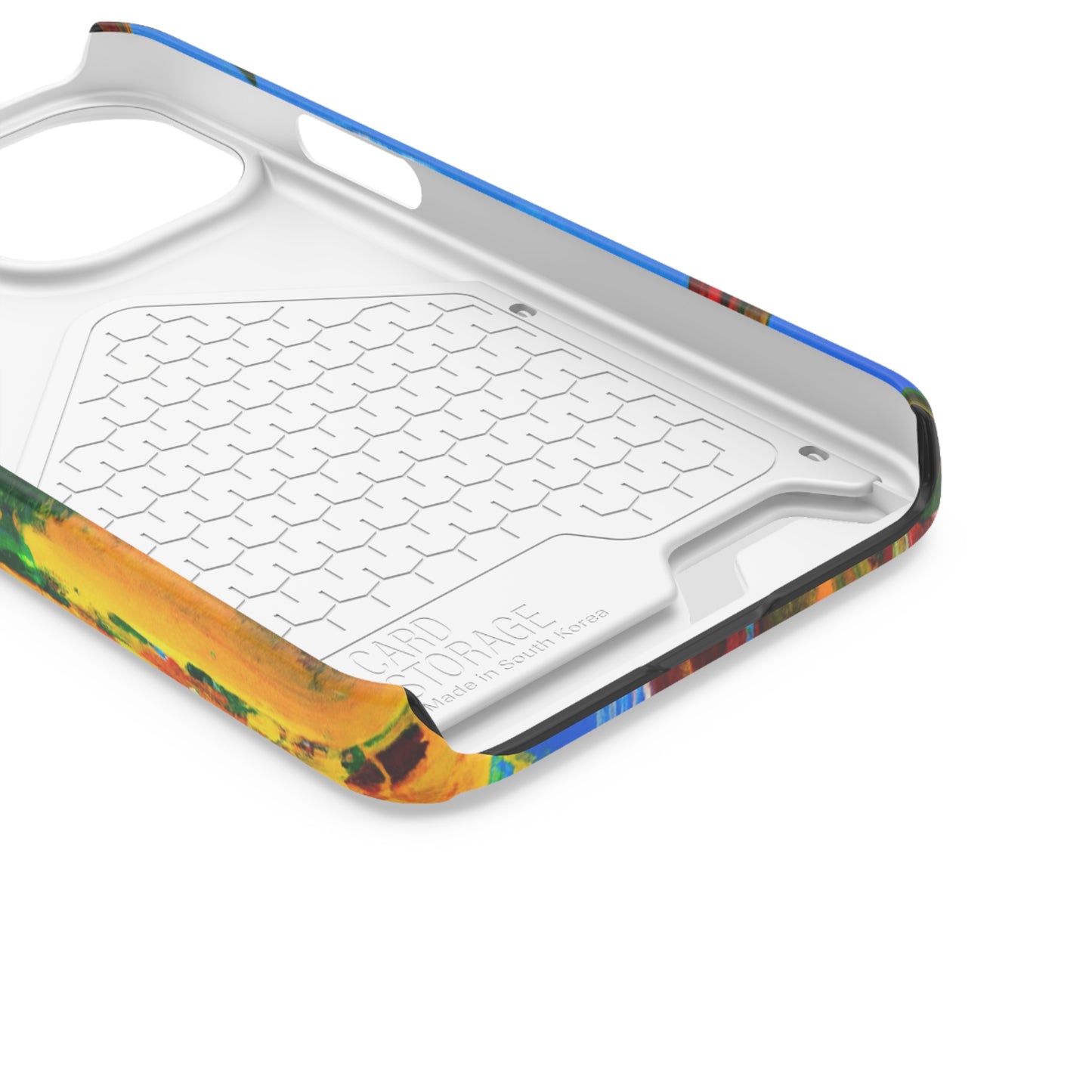iPhone and Samsung Cases with Card Holder Ft. Abstract Boat
