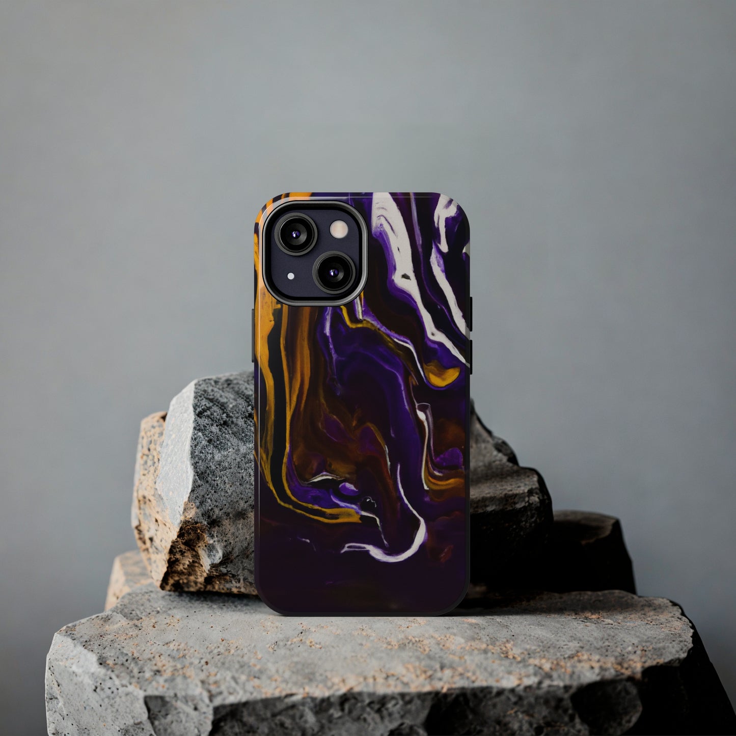 Tough Case-Mate iPhone Case Ft. Purple Tiger Stripes