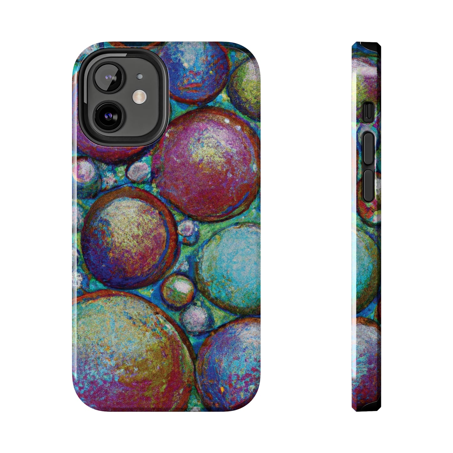 Tough Apple iPhone Cases Ft. Big Acrylic Bubbles