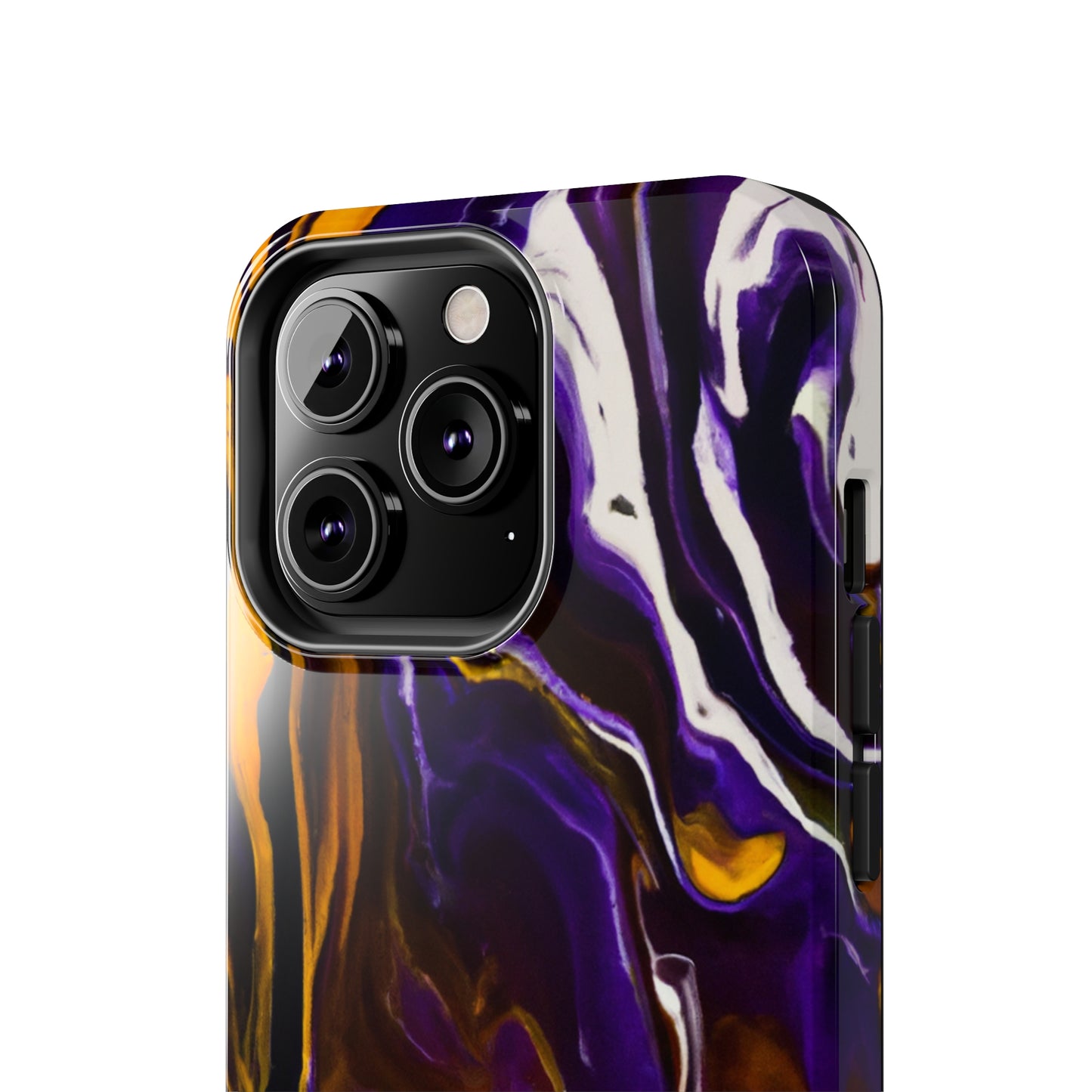 Tough Case-Mate iPhone Case Ft. Purple Tiger Stripes