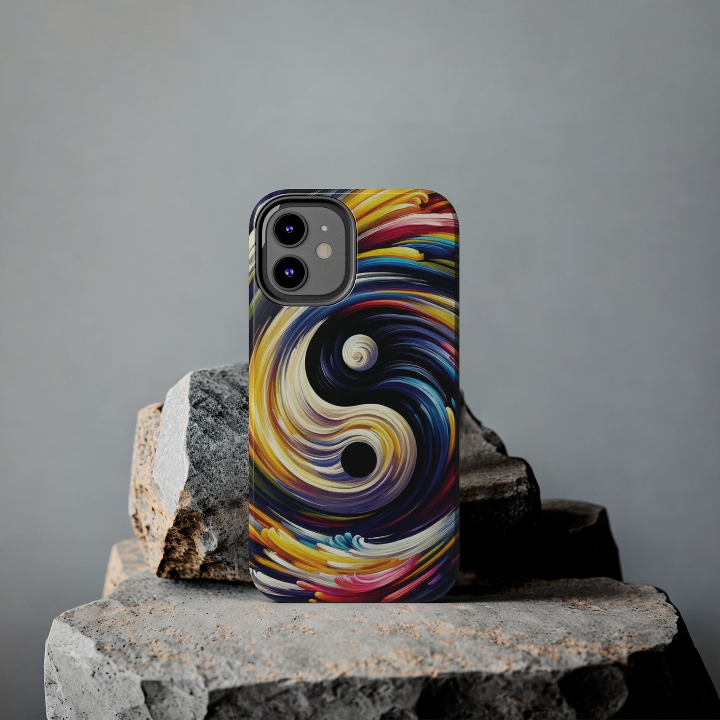 ToughDrop Apple iPhone Case Ft. Abstract Yin Yang