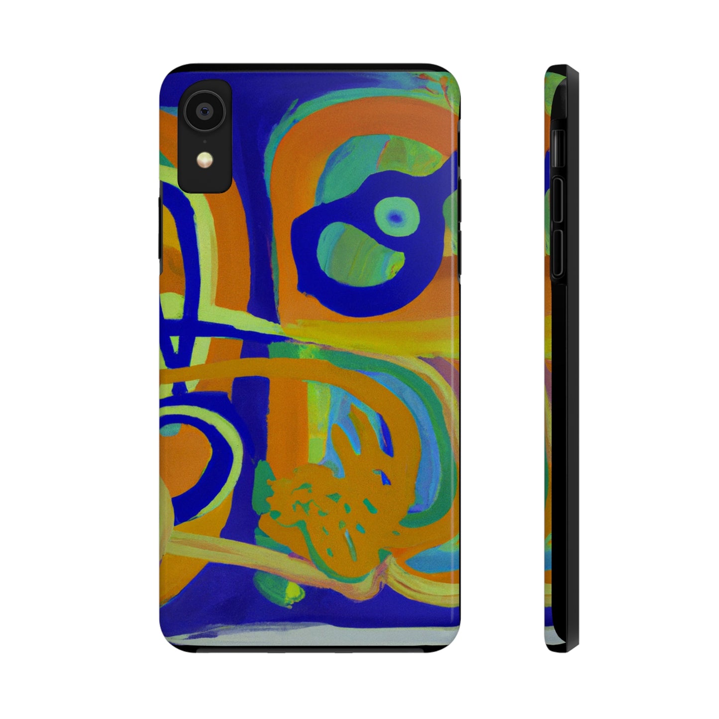 Tough Case-Mate iPhone Case Ft. Blue Orange Curves