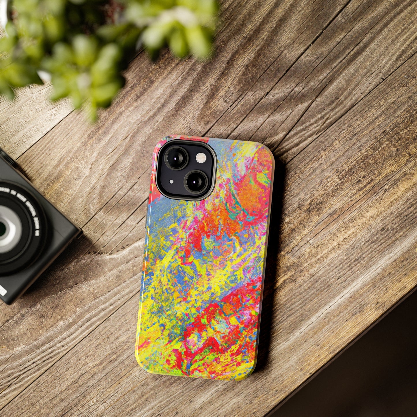 Tough Apple iPhone Cases Ft. Abstract Strawberry Banana
