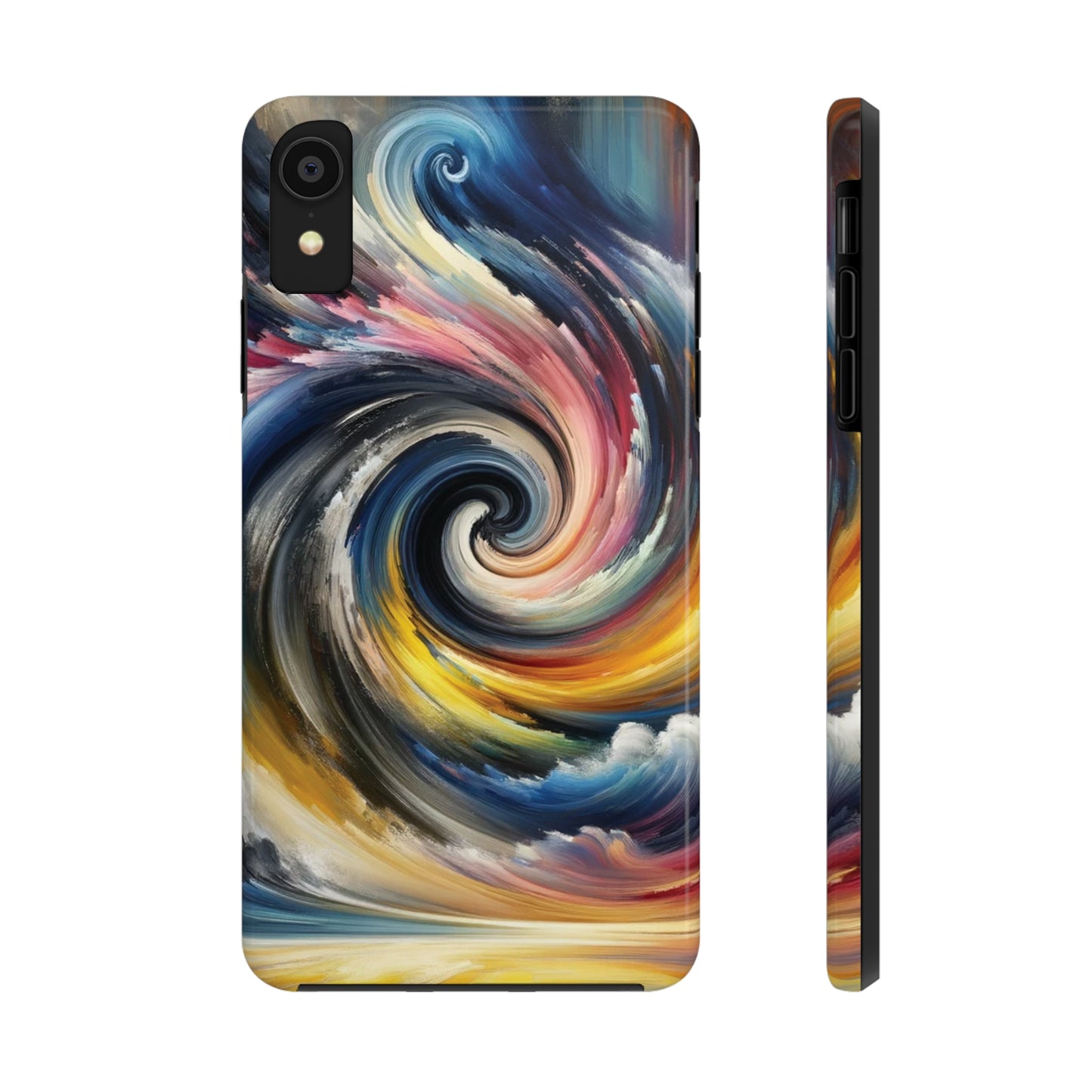 ToughDrop Apple iPhone Case Ft. Swirled Brush