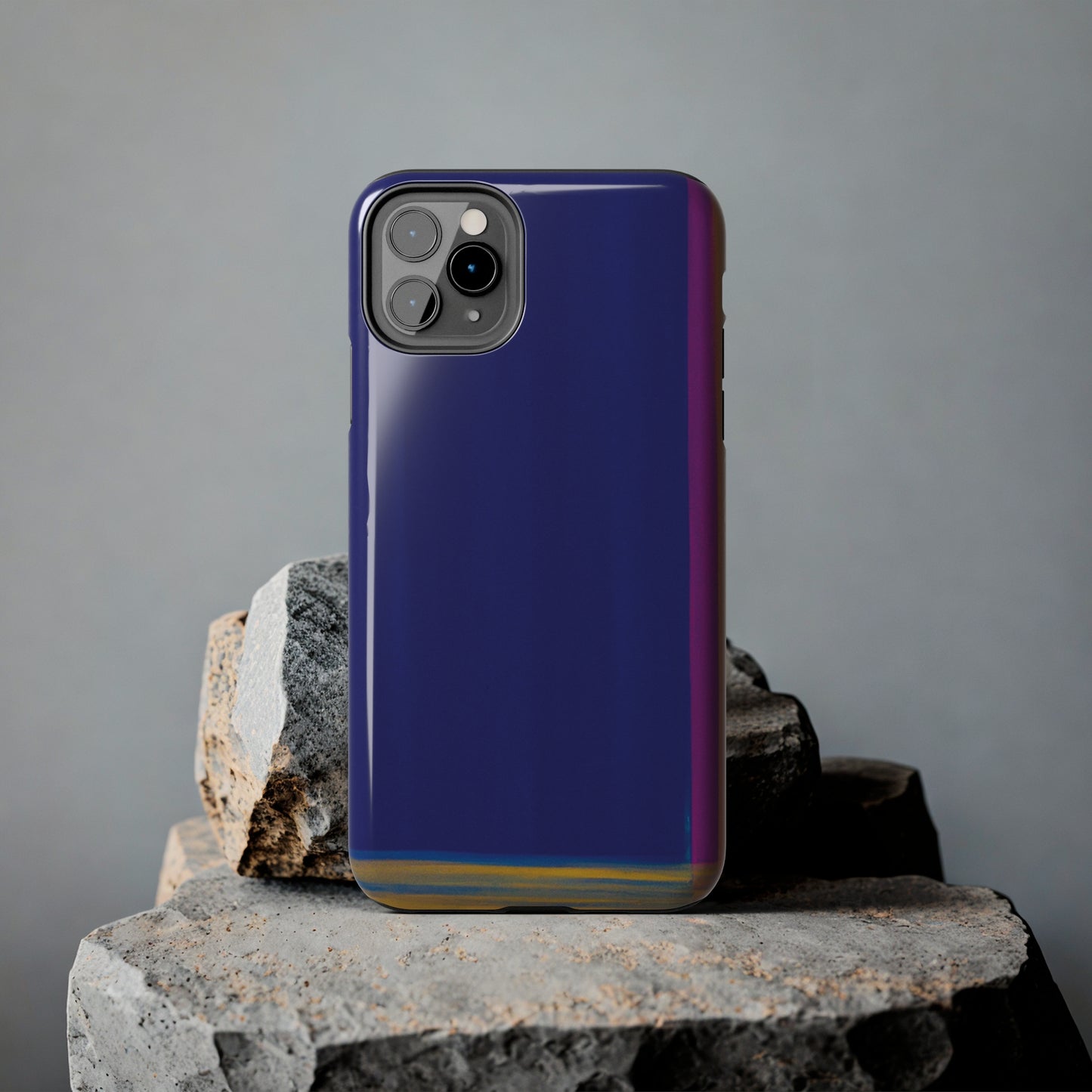 Strong Apple iPhone Case Ft. Minimal Framed Blue