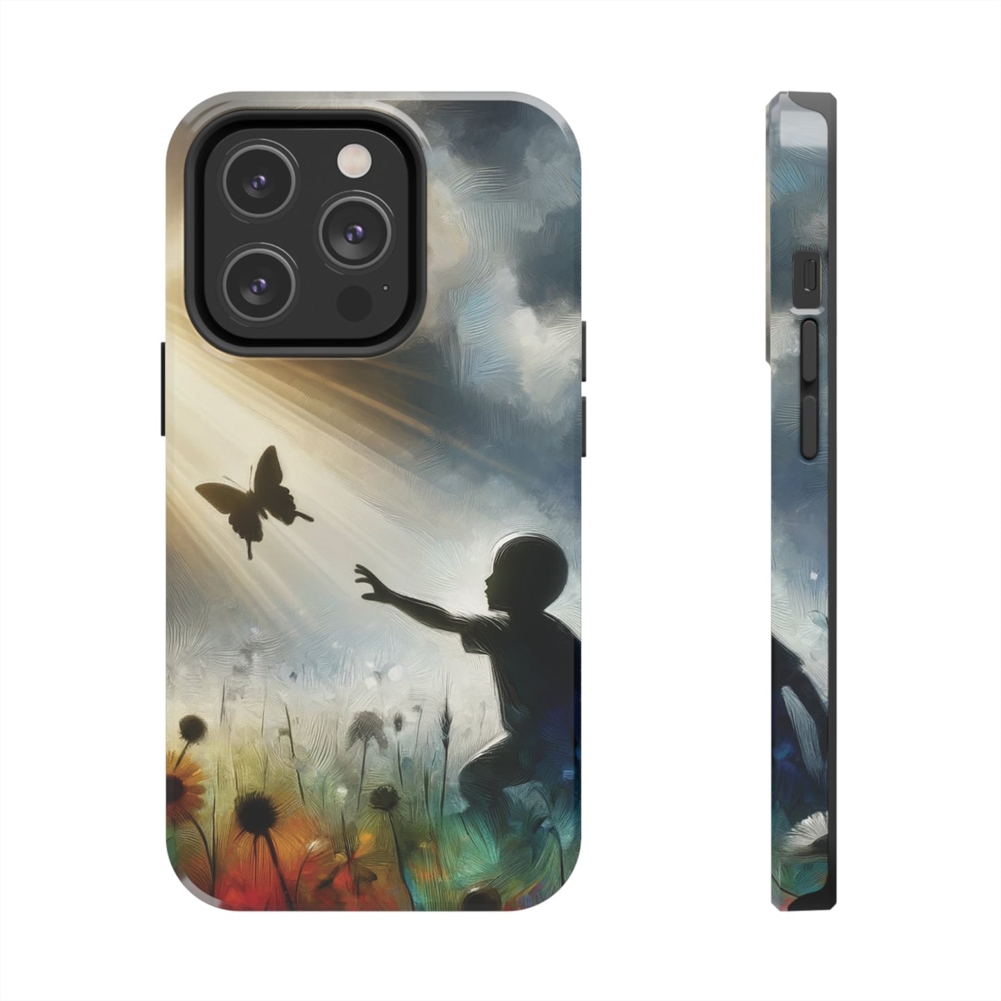 ToughDrop Apple iPhone Case Ft. Butterfly Shadow