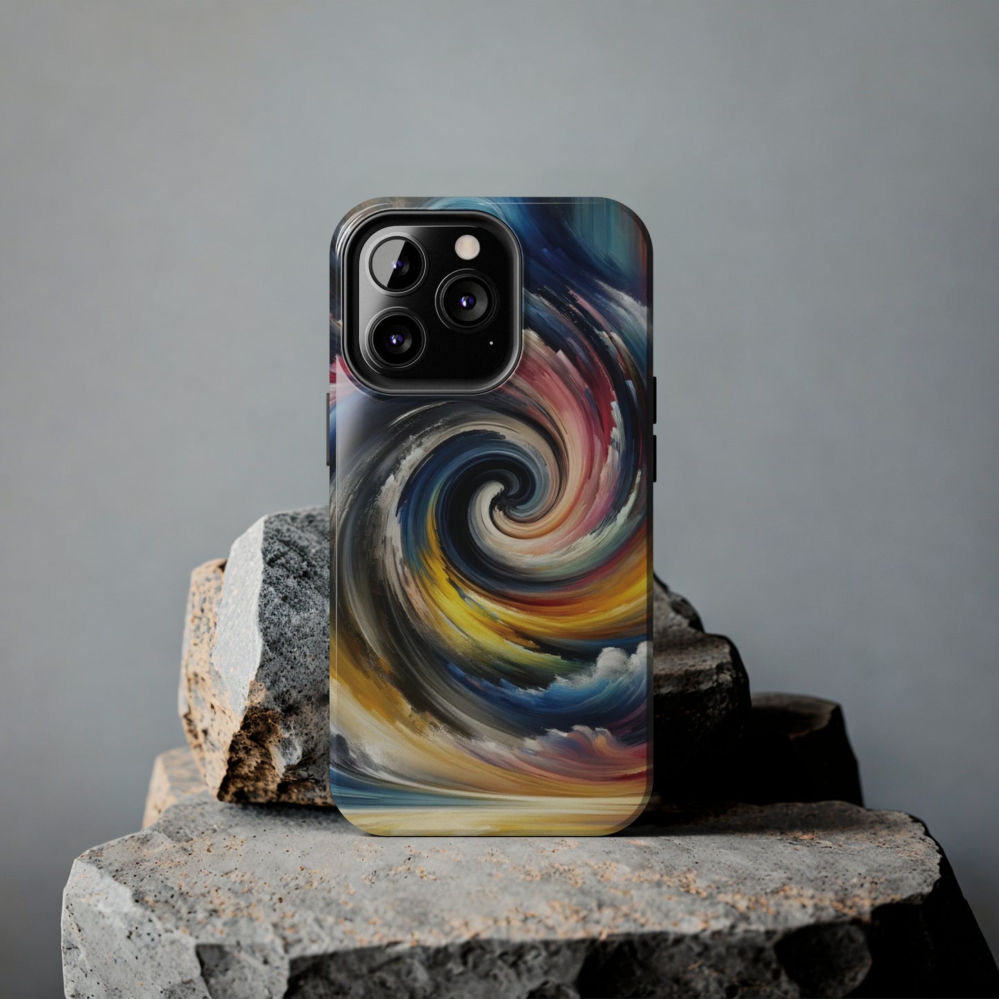 ToughDrop Apple iPhone Case Ft. Swirled Brush