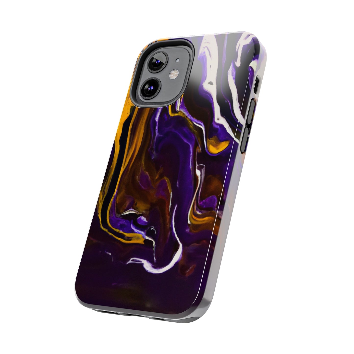 Tough Case-Mate iPhone Case Ft. Purple Tiger Stripes