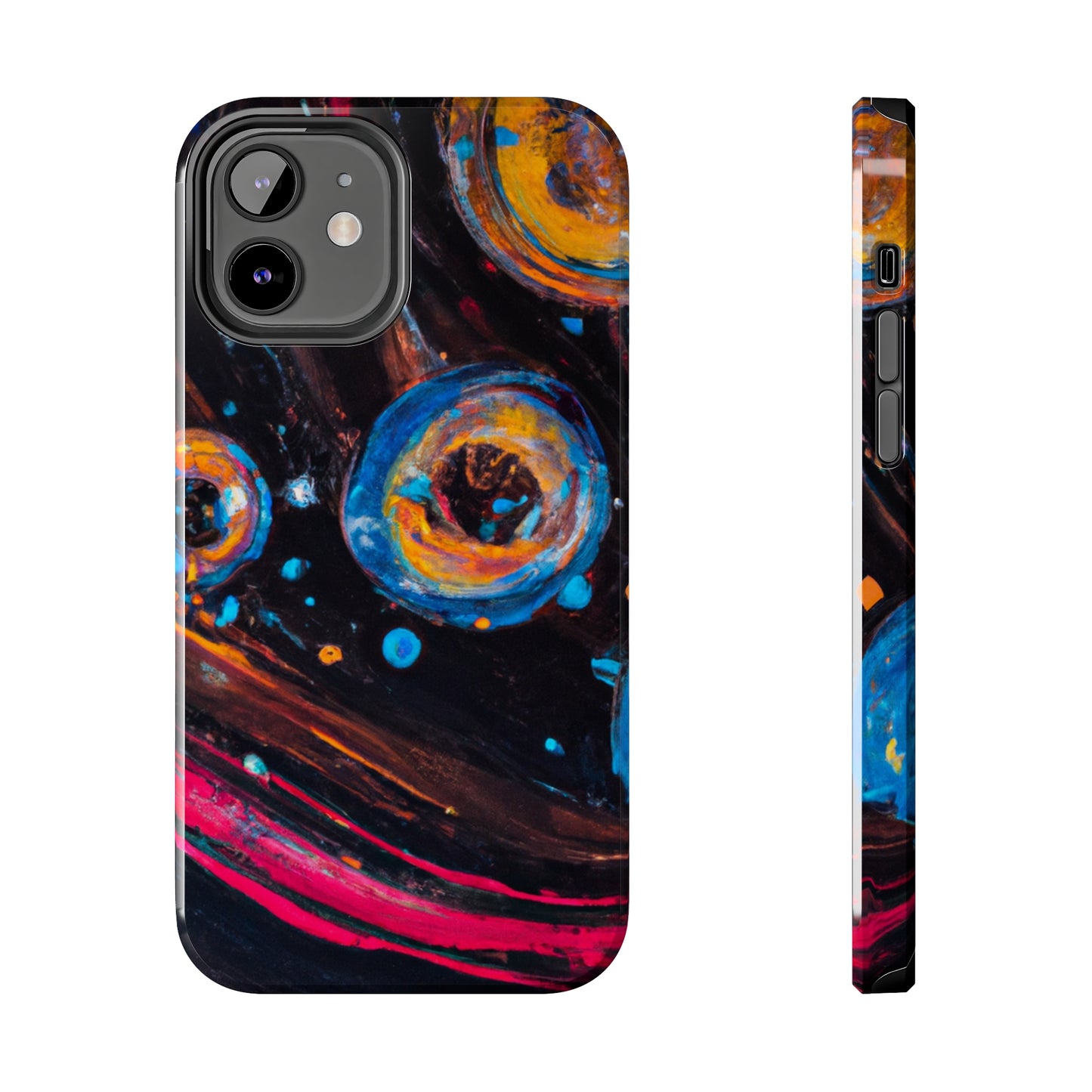 Tough Apple iPhone Cases Ft. Bubble Galaxy