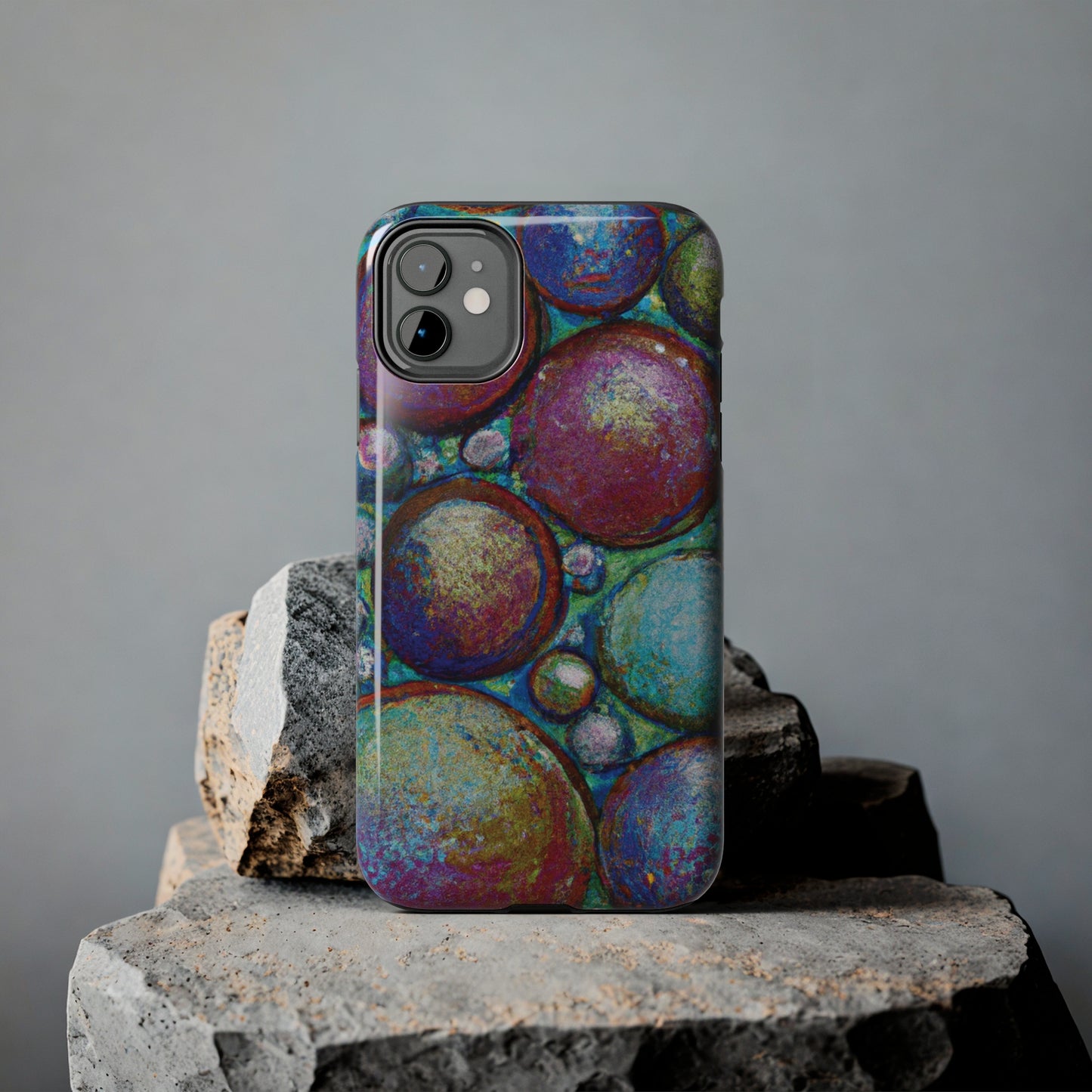 Tough Apple iPhone Cases Ft. Big Acrylic Bubbles