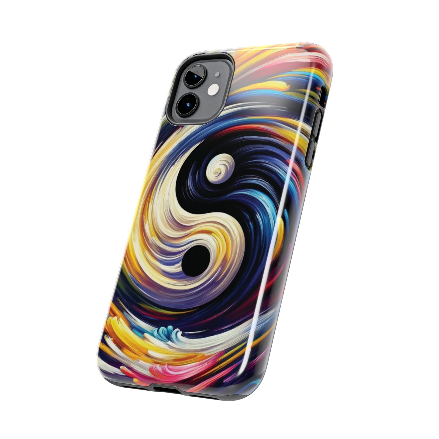 ToughDrop Apple iPhone Case Ft. Abstract Yin Yang