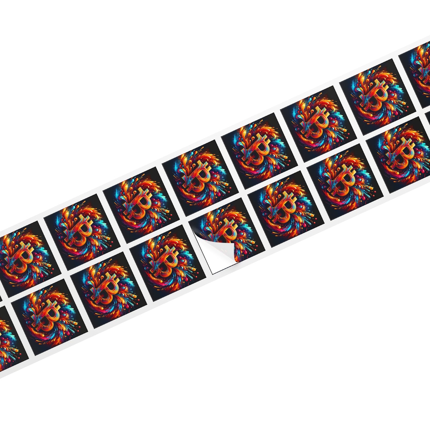 Bitcoin Sticker Rolls