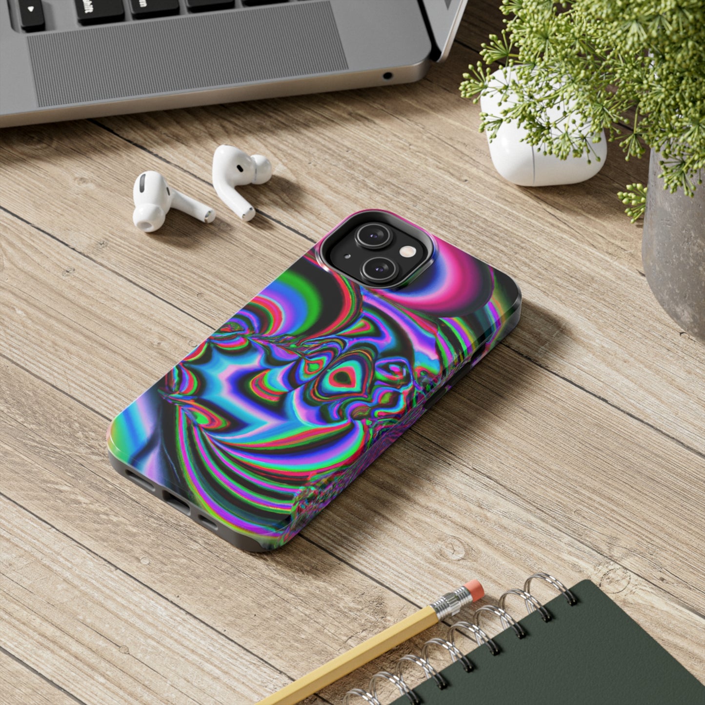 Tough Case-Mate iPhone Case Ft. Abstract Time