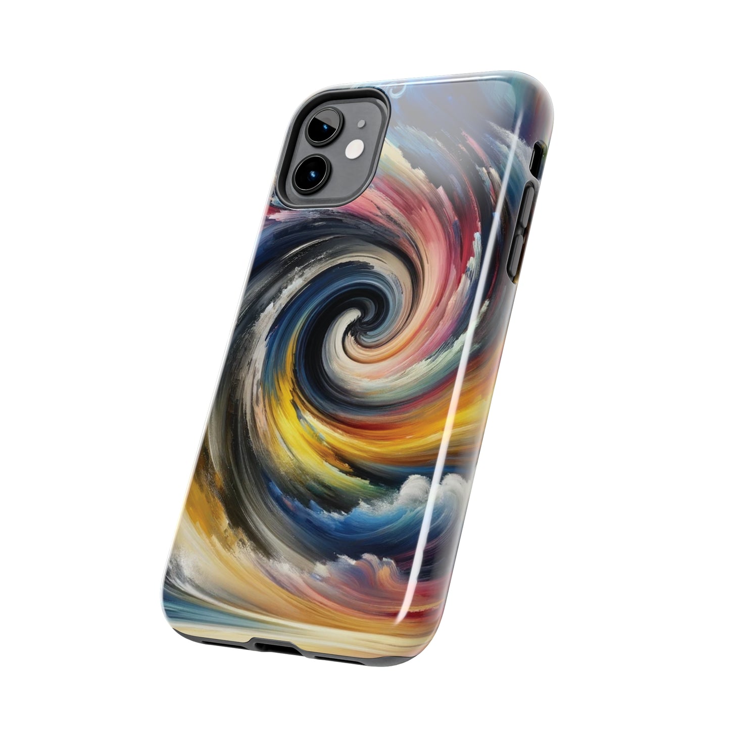 ToughDrop Apple iPhone Case Ft. Swirled Brush