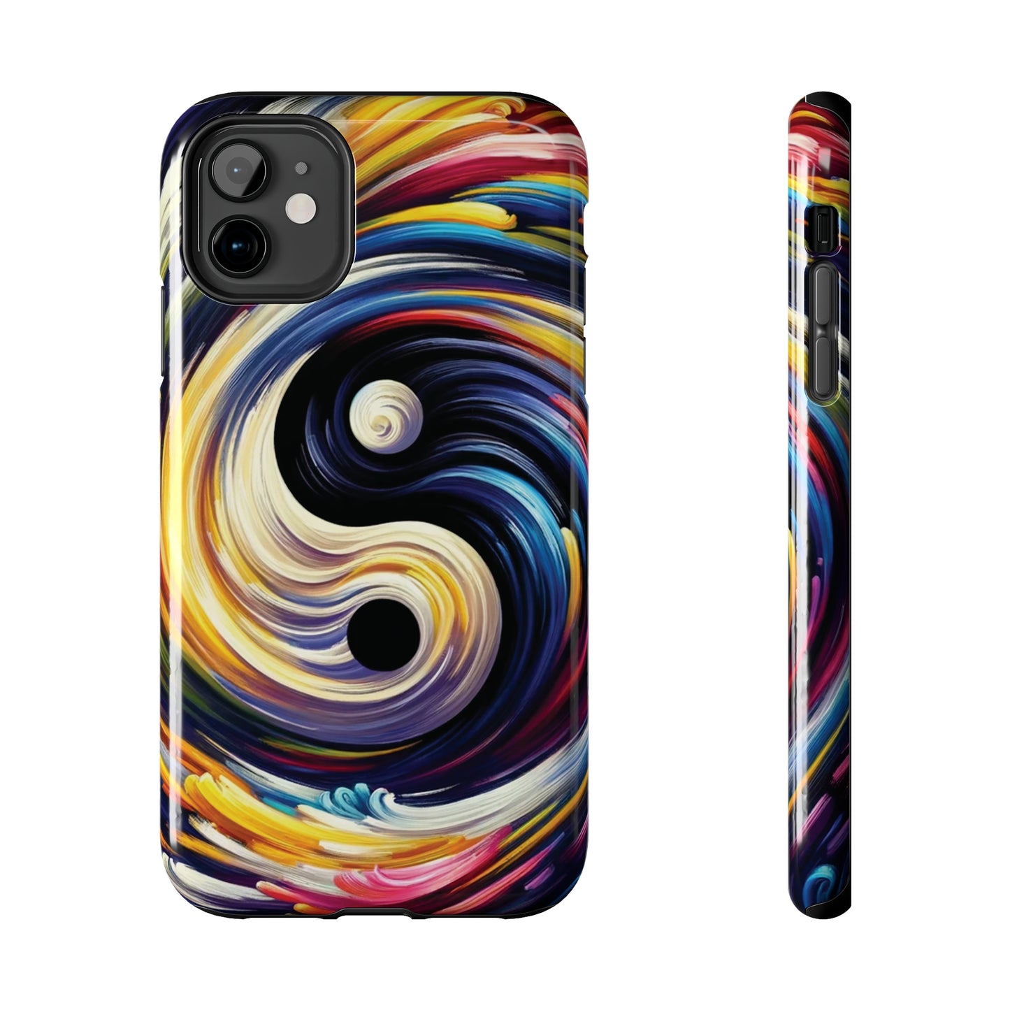 ToughDrop Apple iPhone Case Ft. Abstract Yin Yang