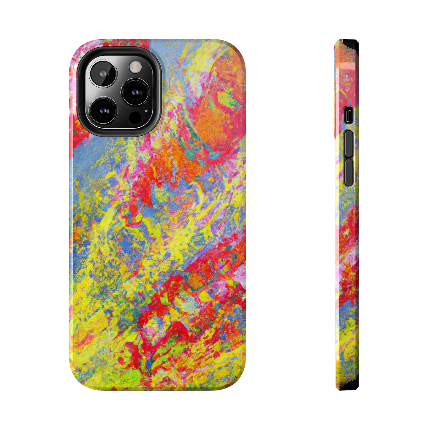 Tough Apple iPhone Cases Ft. Abstract Strawberry Banana