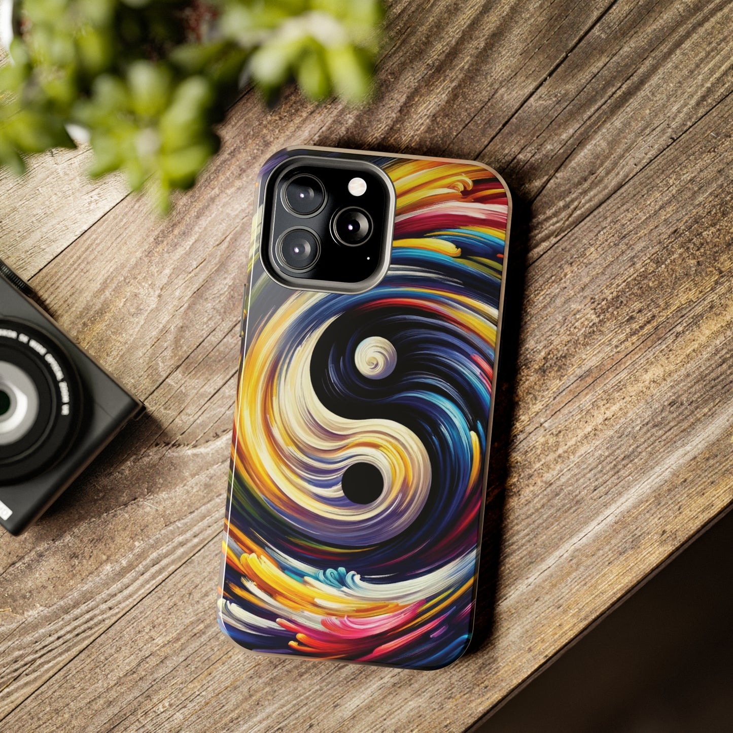 ToughDrop Apple iPhone Case Ft. Abstract Yin Yang