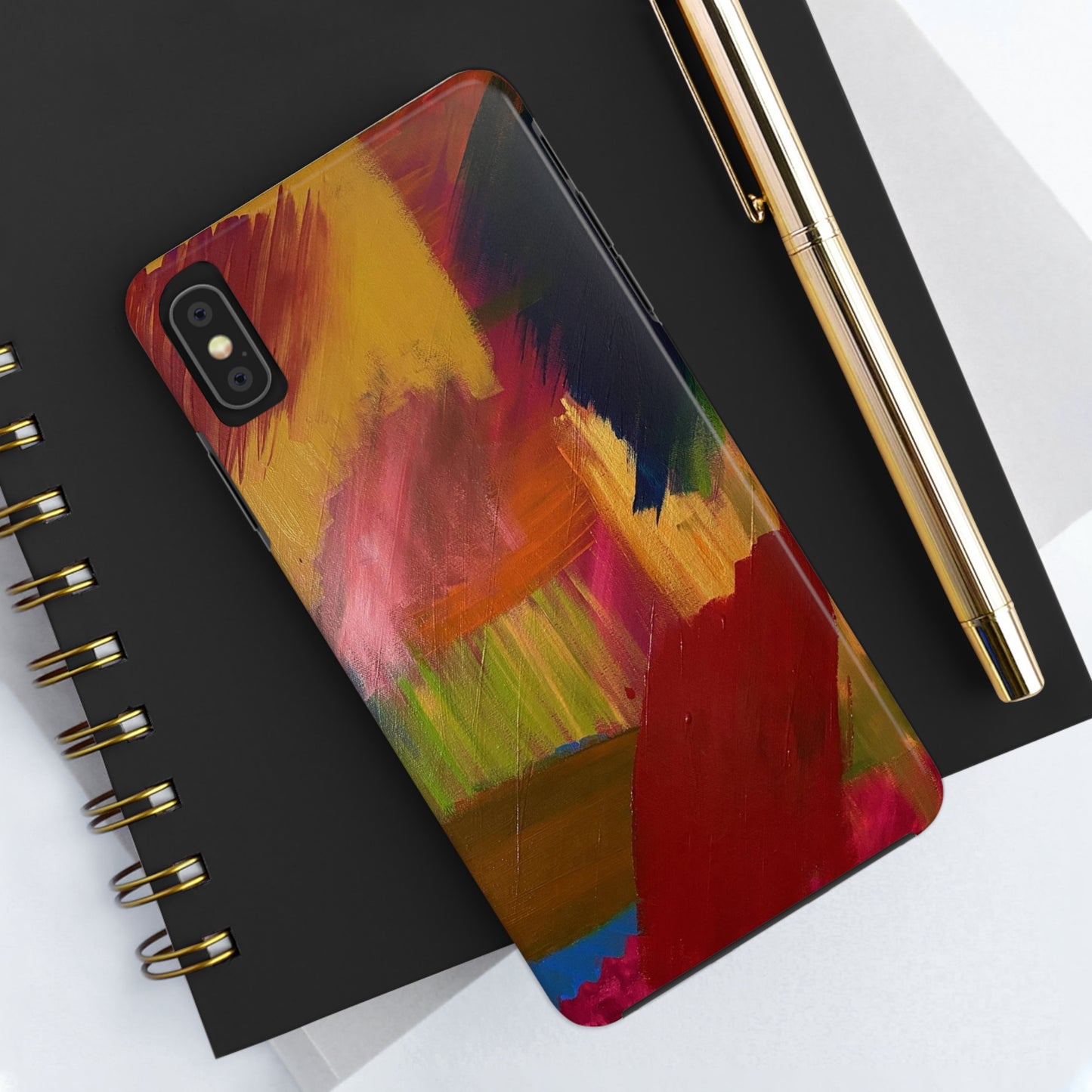 Tough Case-Mate iPhone Case Ft. Abstract Red