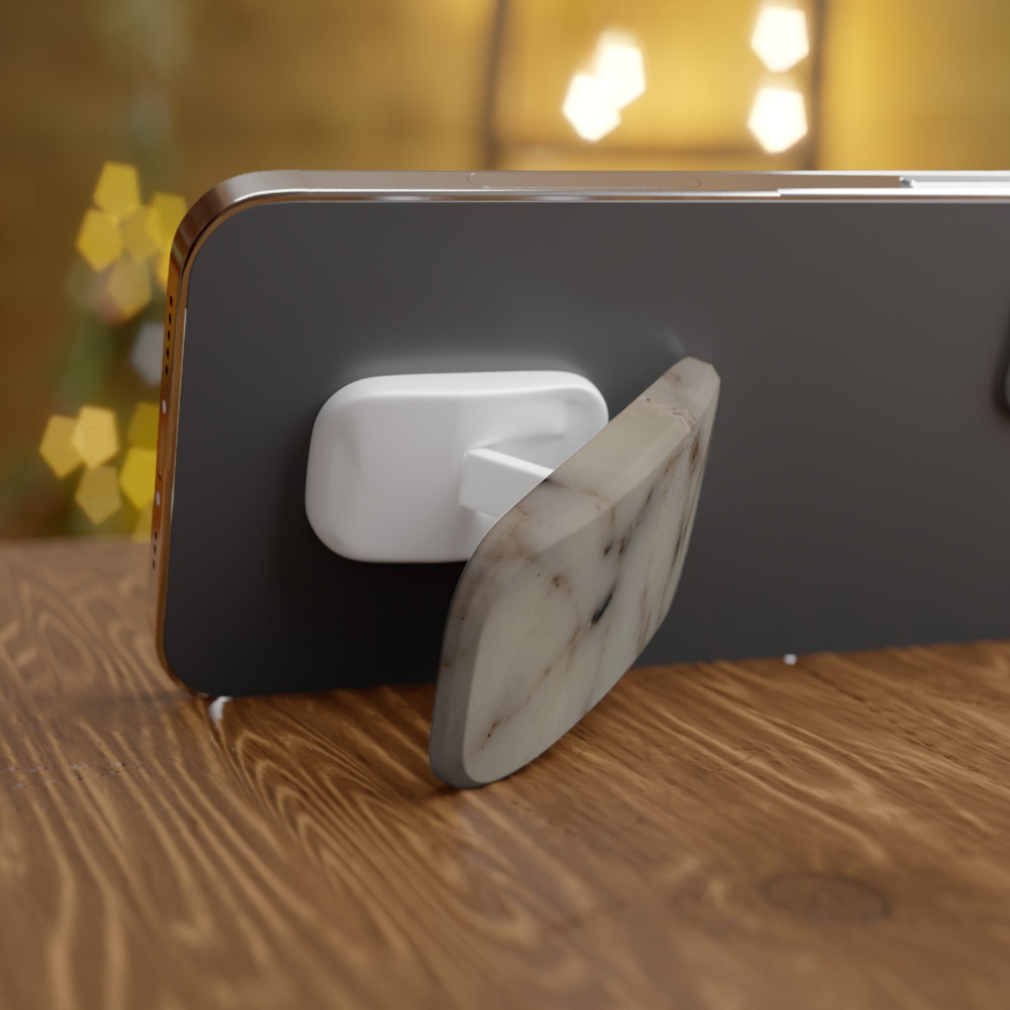 Reusable Click-On Phone Grip Ft. Abstract Marble