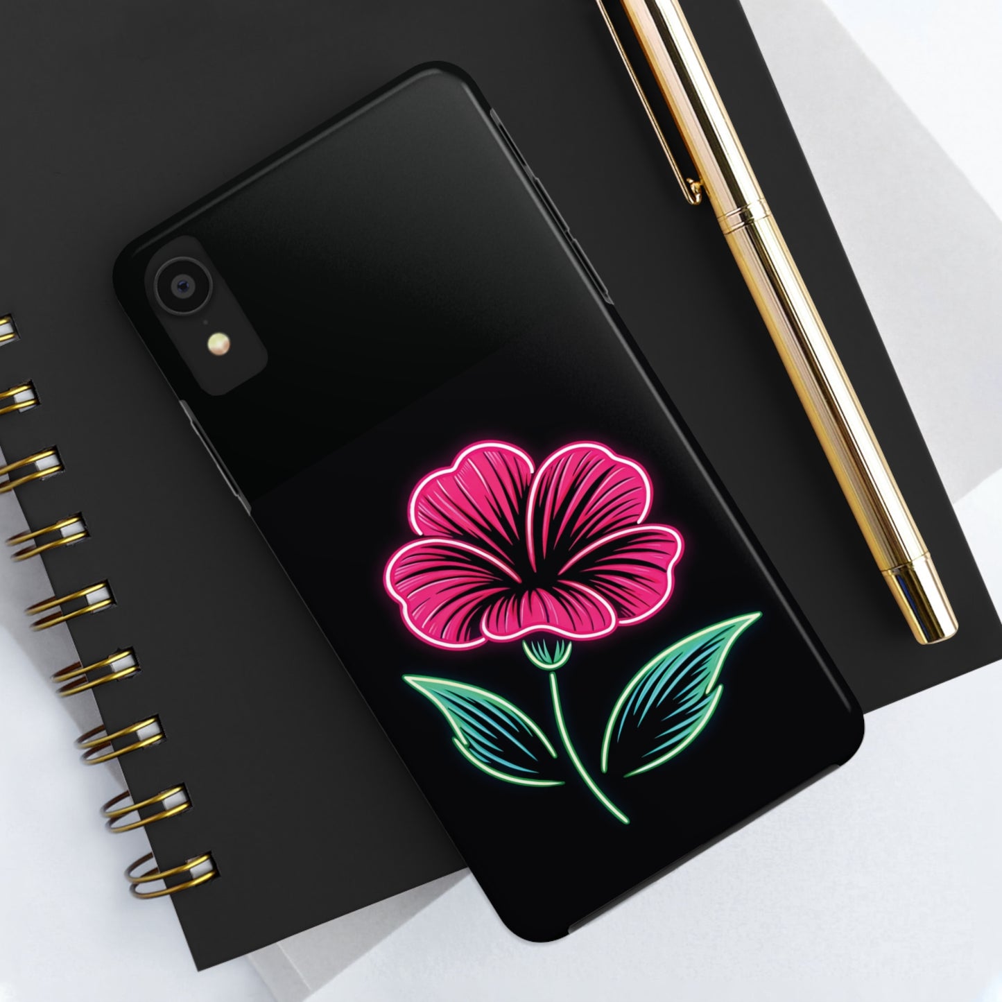 ToughDrop Apple iPhone Case Ft. Neon Bloom