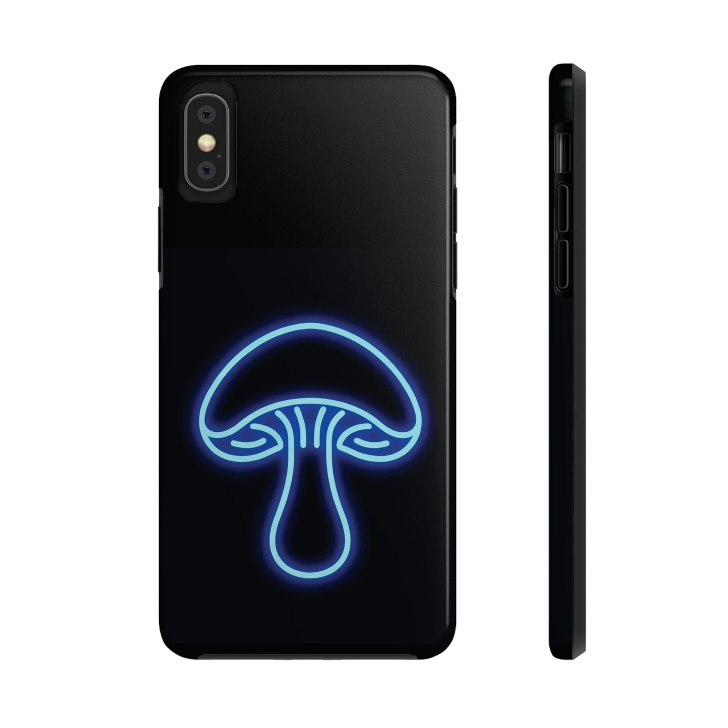 ToughDrop Apple iPhone Case Ft. Neon Blue Shroom