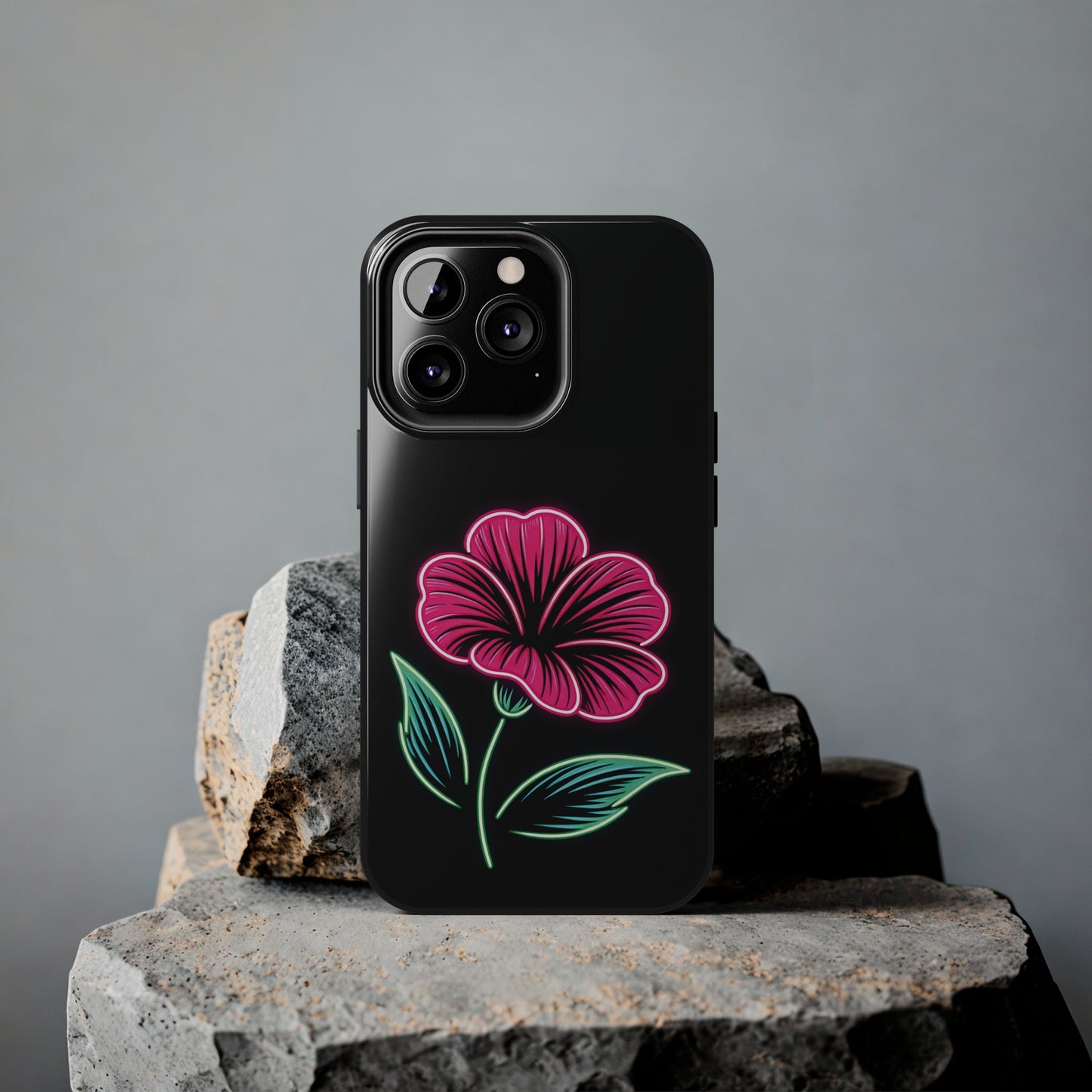 ToughDrop Apple iPhone Case Ft. Neon Bloom