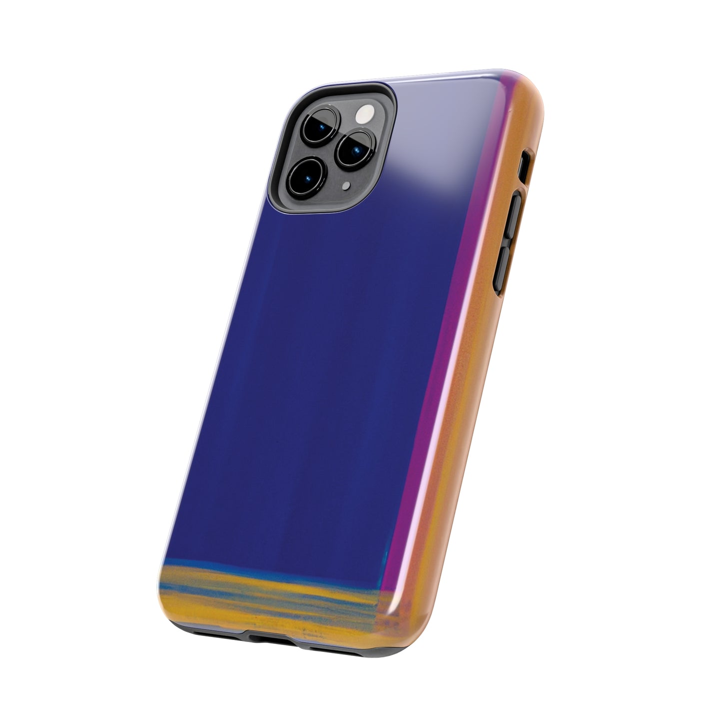 Strong Apple iPhone Case Ft. Minimal Framed Blue