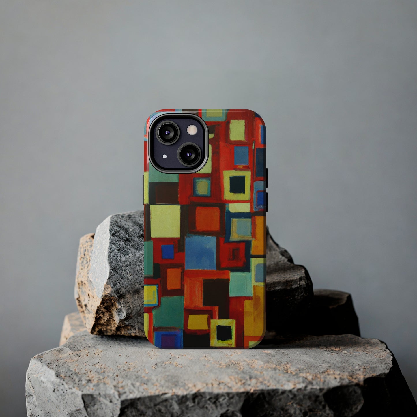 Tough Case-Mate iPhone Case Ft. Abstract Squares