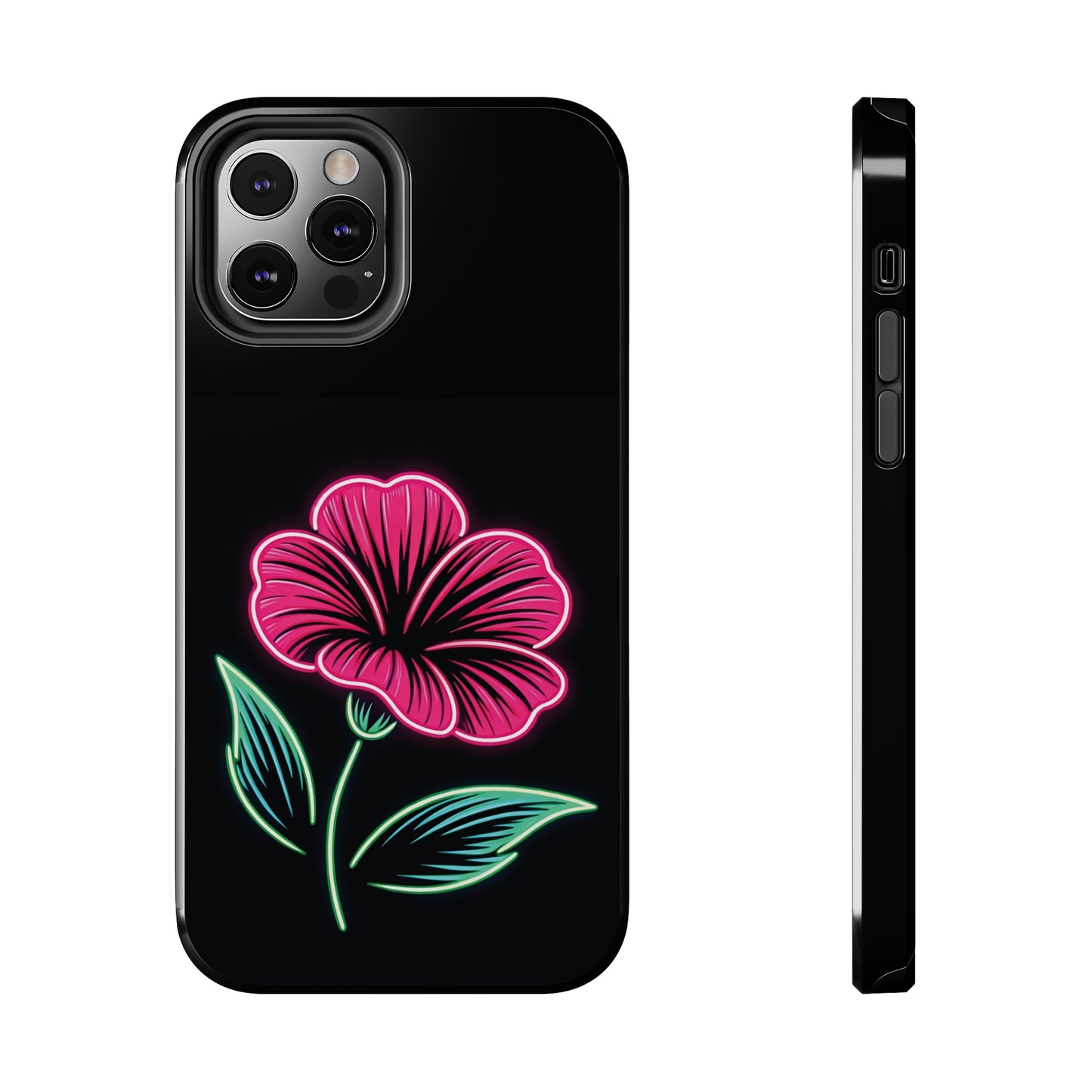 ToughDrop Apple iPhone Case Ft. Neon Bloom