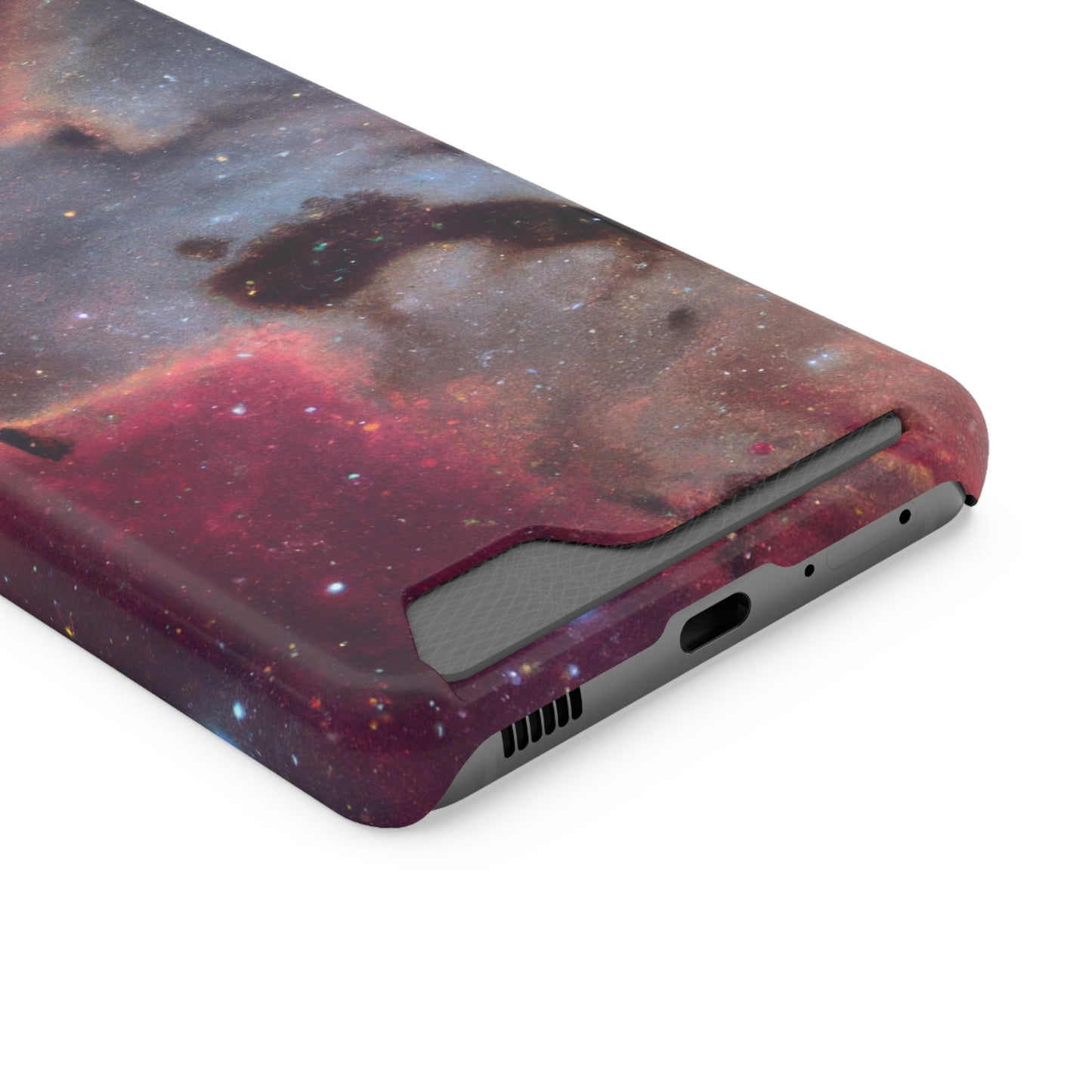 iPhone 13 and Samsung S21, S22 Cases with Card Holder Ft. Nebula