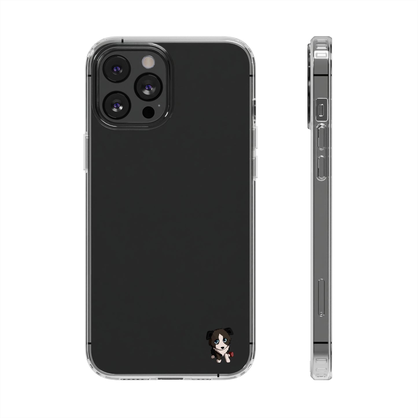 Clear iPhone and Android Cases Ft. Cute Puppy