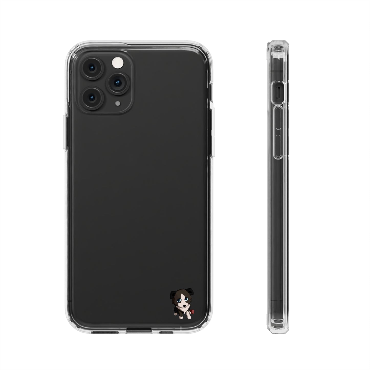 Clear iPhone and Android Cases Ft. Cute Puppy