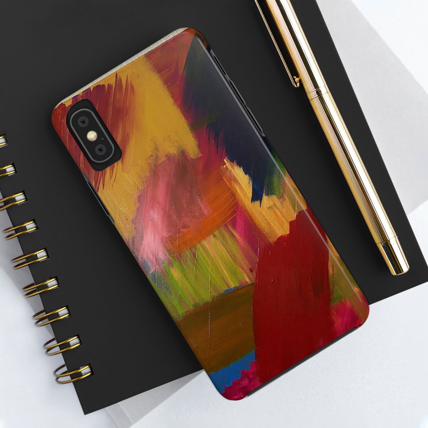 Tough Case-Mate iPhone Case Ft. Abstract Red