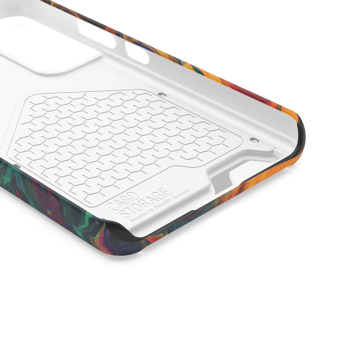 iPhone and Samsung Cases with Card Holder Ft. Abstract Spin