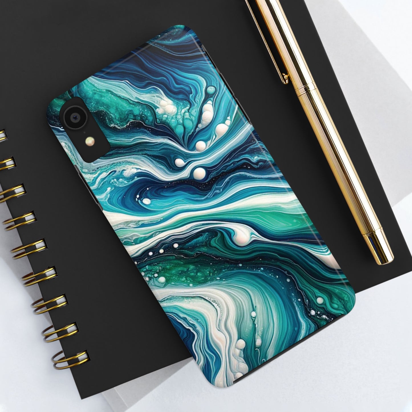ToughDrop Apple iPhone Case Ft. Liquid Blue