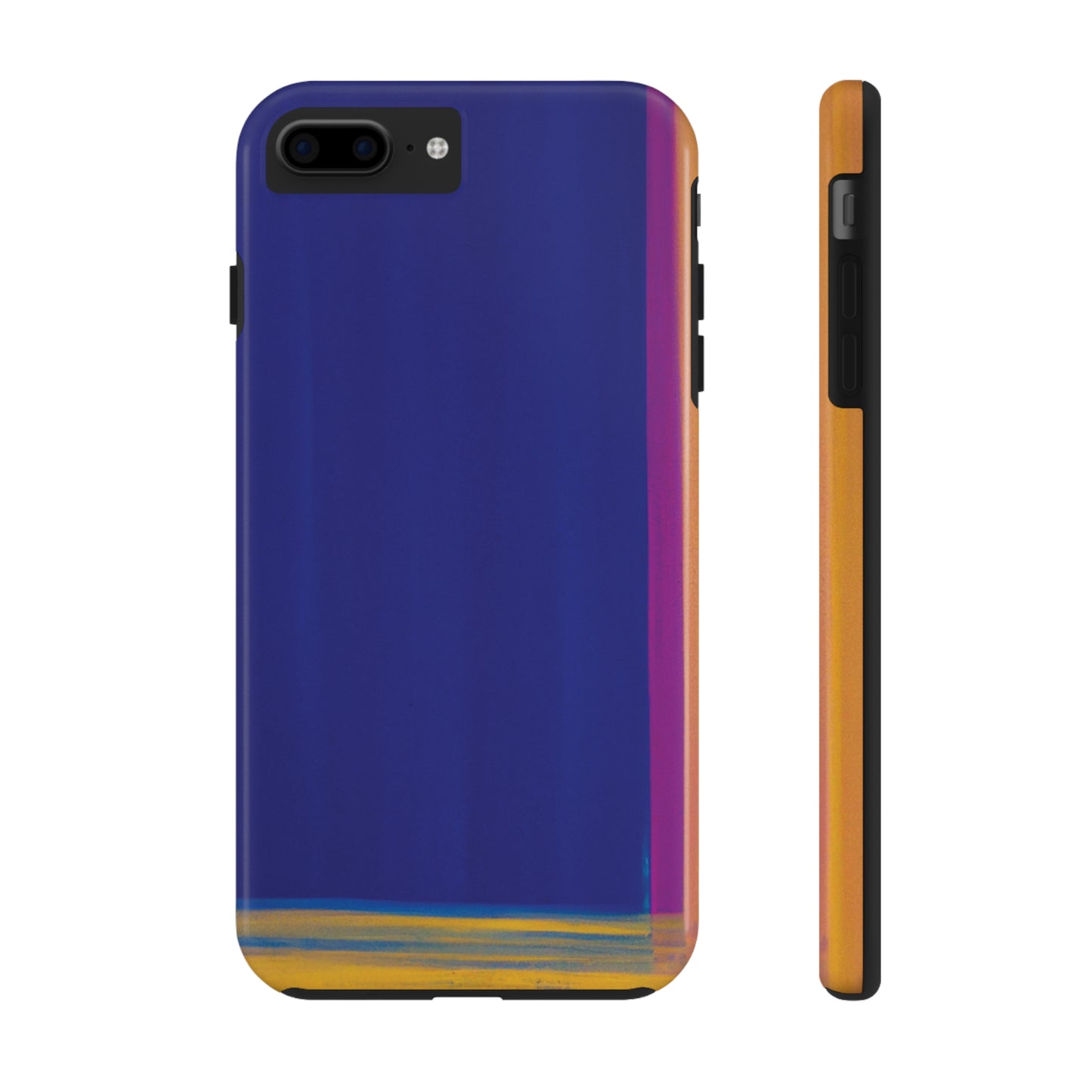 Strong Apple iPhone Case Ft. Minimal Framed Blue